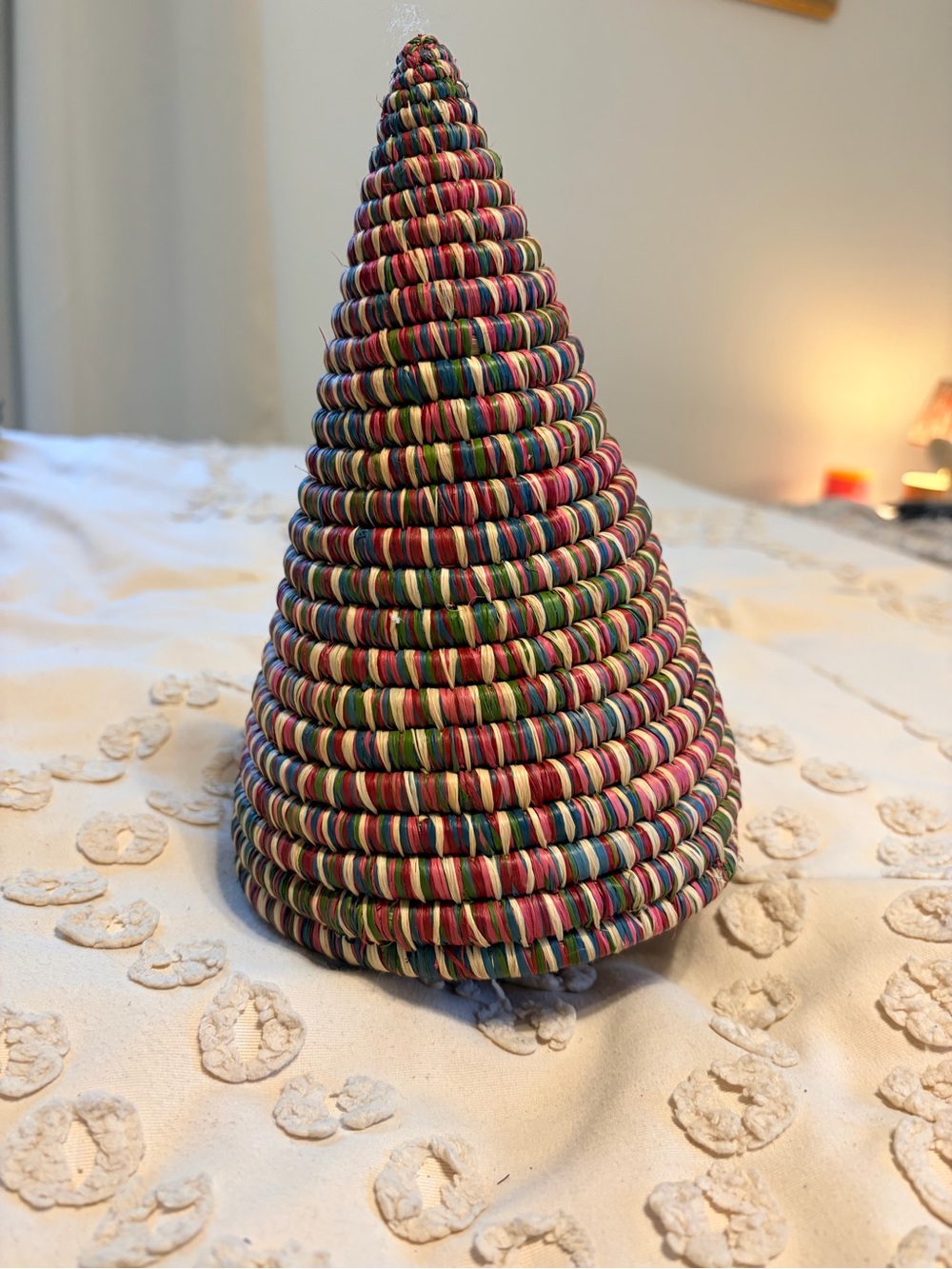 Target Woven Christmas Tree Decor | Natural Raffia